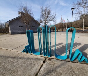 "Ribbon" a series of three racks by Lewis Body.
Located at Riverside Side.
Sponsored by The Inaugural Roswell Magazine 10U40 Class