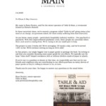 Table & Aid from Table & Main